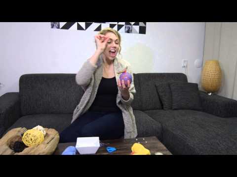 Paaseieren maken van touw Paaseieren maken van touw