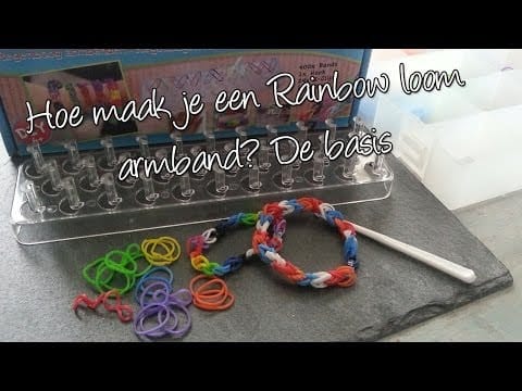 Hoe maak je een basis Regenboog loom armband? Hoe maak je een basis Regenboog loom armband?