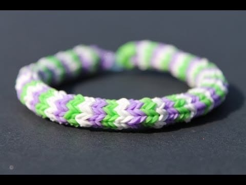 Loom, Hexafish armband Loom, Hexafish armband