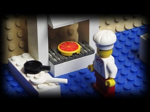 Lego Pizza bezorger Lego Pizza bezorger