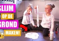 De Zoete Zusjes maken slijm op de grond De Zoete Zusjes maken slijm op de grond