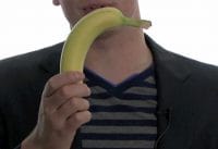 Goocheltruc met banaan Goocheltruc met banaan