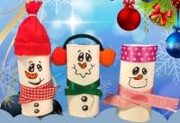 Sneeuwpoppen knutselen voor kerst Sneeuwpoppen knutselen voor kerst