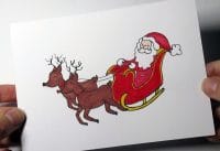Een vrolijke kerstkaart tekenen in stappen! (Kerstman op slee!) Een vrolijke kerstkaart tekenen in stappen! (Kerstman op slee!)