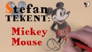 Mickey Mouse tekenen 1 Mickey Mouse tekenen 1
